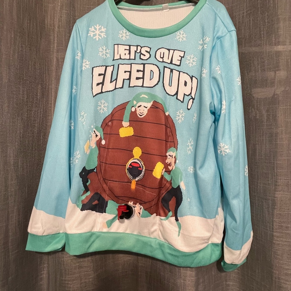 Let's Get Elfed Up with spout and bladder